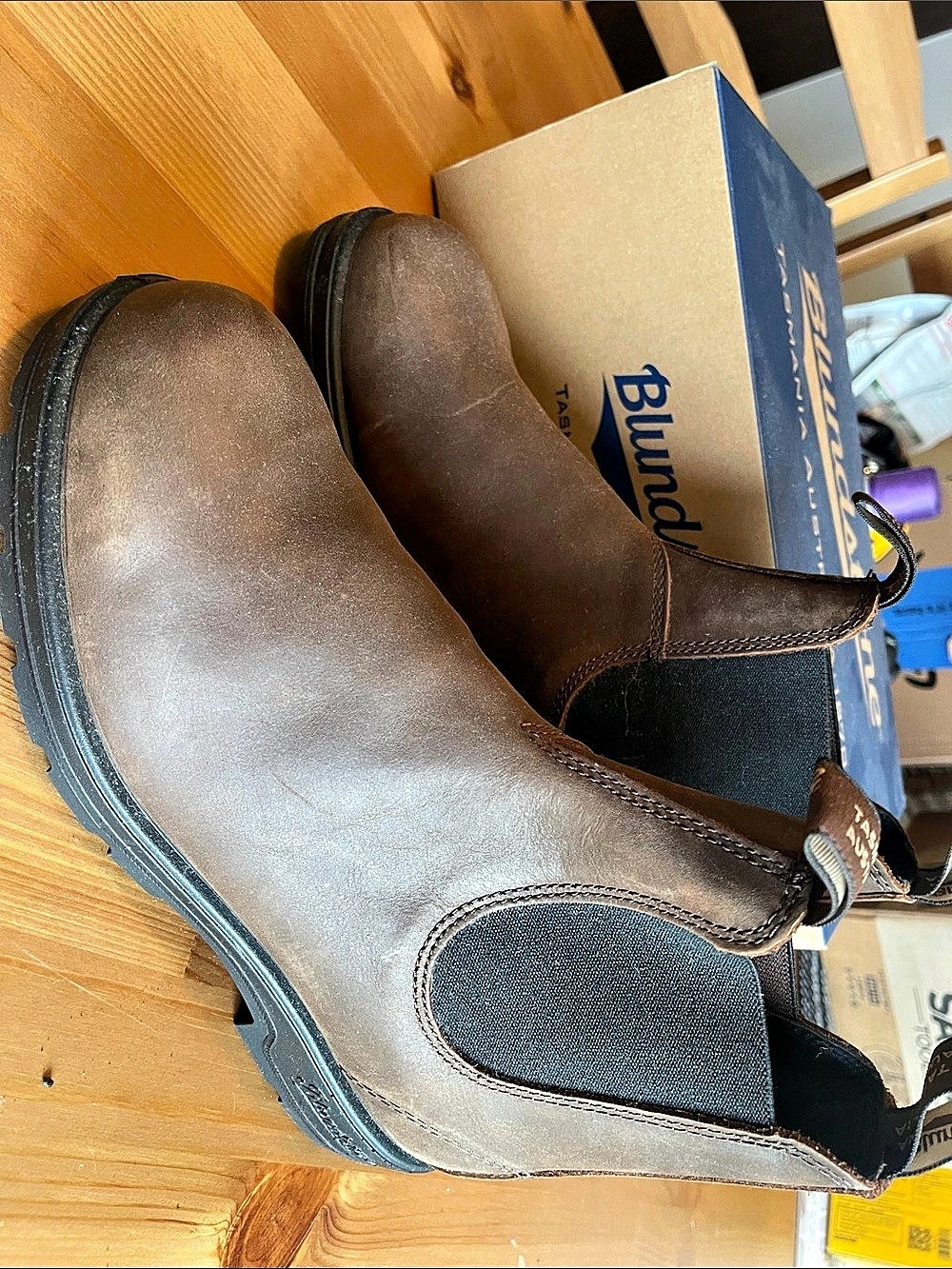 Blundstone 585 Chelsea Boots Brown US 7 NWT